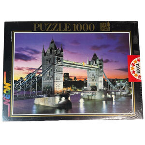 1000 Piece Puzzle Of Tower Bridge, London. Scenic Landmark, Color Shifting NIB